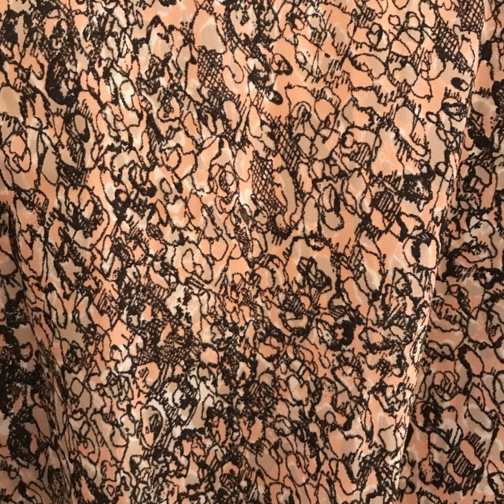 Bcbgeneration Pink Pattern Belted Dress - Size Xs - image 5